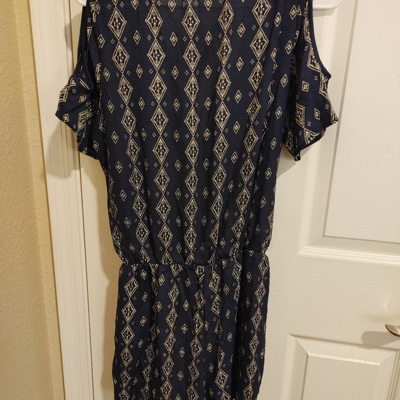 White Birch Navy & Ivory Romper - Picture 4 of 4